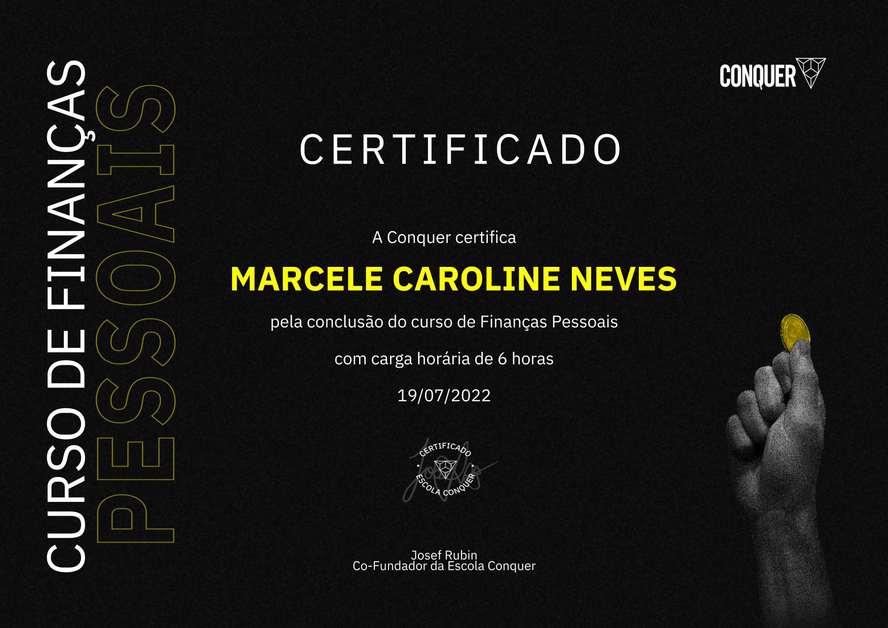 Certificado de Finanças Pessoais - Boticário